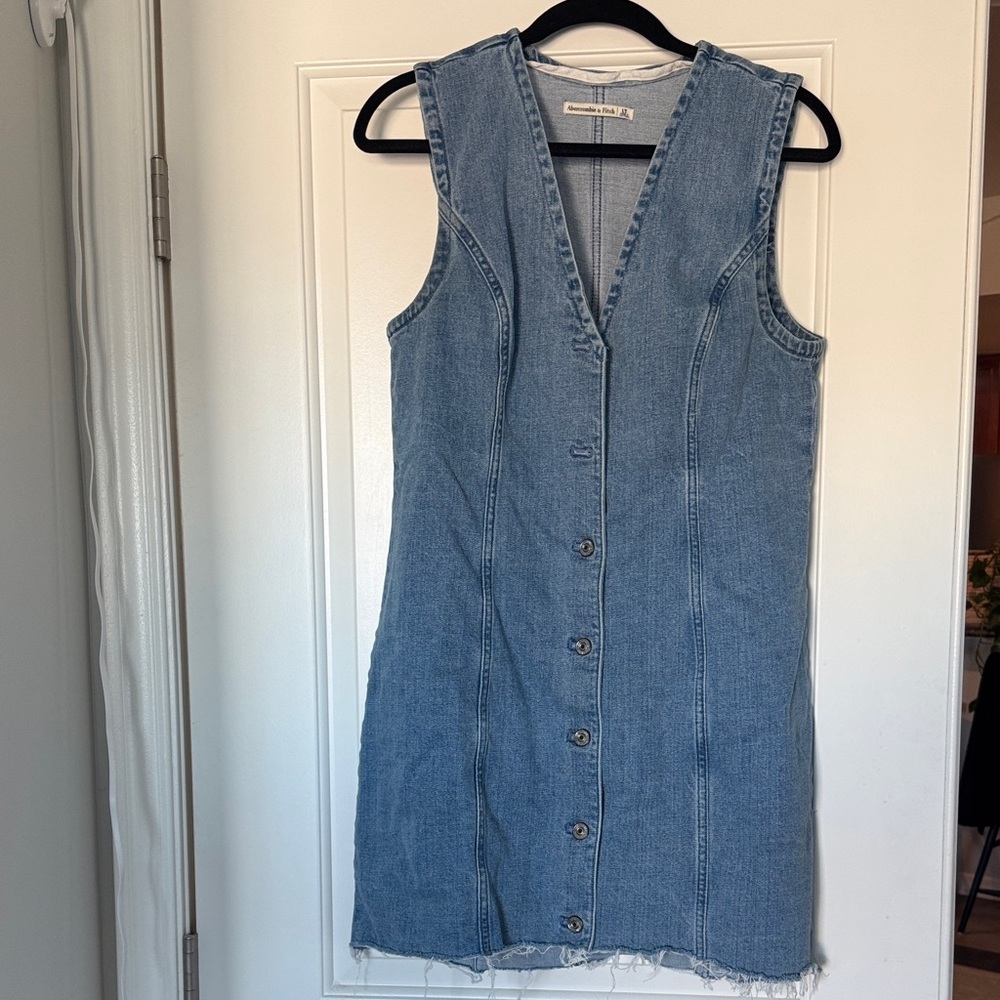 Abercrombie & Fitch Blue Denim Mini Dress